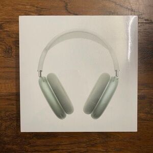 Apple Over-Ear Headphones Green Minimalist Design